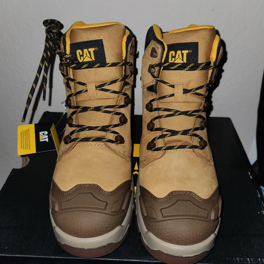 Caterpillar Mens Honey Steel Toe Boots | Sz 10M - Picture 4 of 6